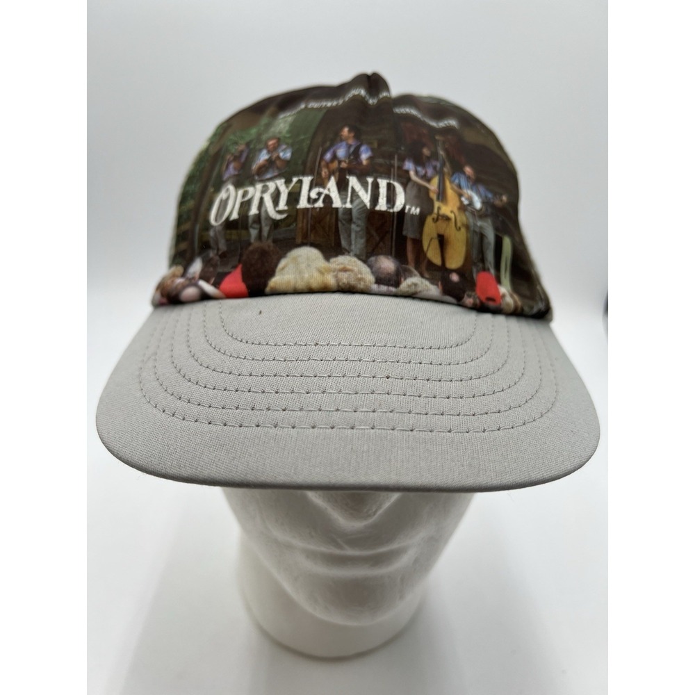 Vintage Opryland USA Trucker Hat Snapback Country Music Bluegrass Theater Cap